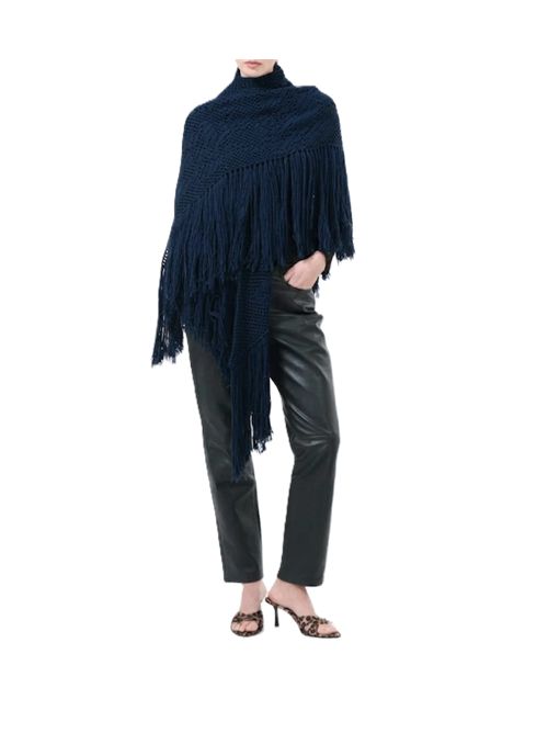 scialle peonia Blu midnight by 'Chiara is' CHIARA IS | SPEO001WOMIDNIGHT BLUE MDB